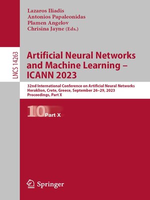 cover image of Artificial Neural Networks and Machine Learning